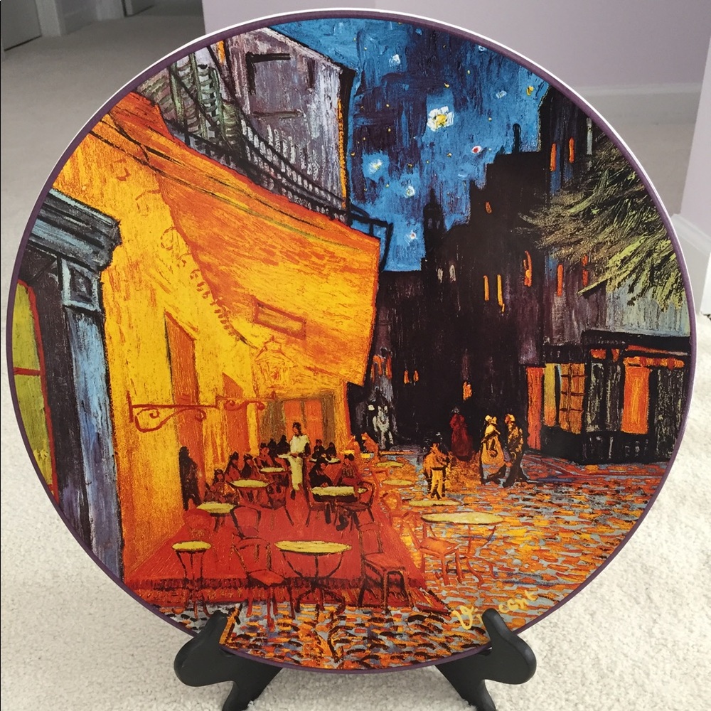 Certified International Van Gogh Ceramic Plate